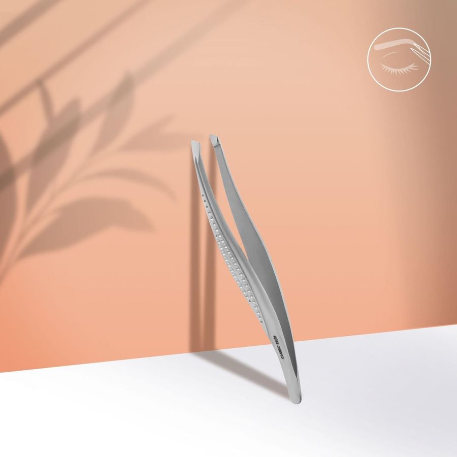 CLASSIC 12 TYPE 3 Brow Tweezers (Wide Slanted Edges)