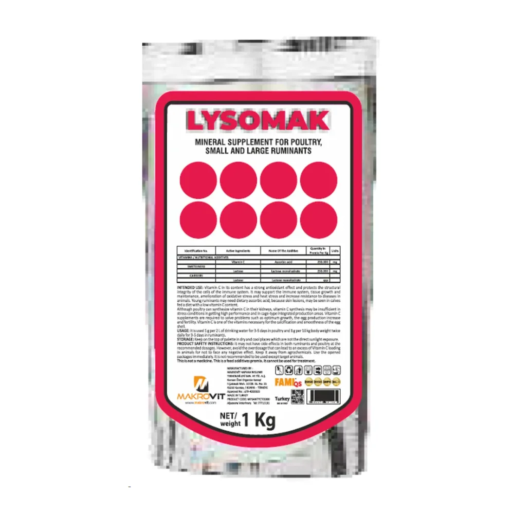 Portacure Lysomak premix for poultry