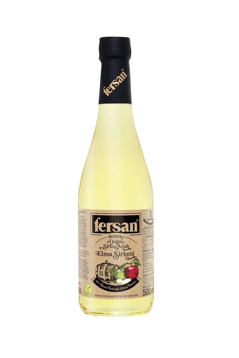 خل التفاح بأم الخل Fersan 500 مل زجاج