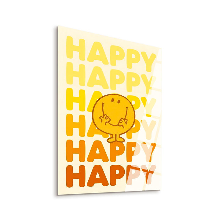 Happy wall art