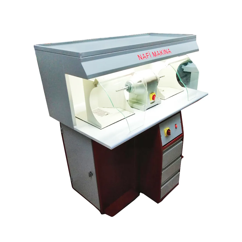 Medium cabin polishing machine with vacuum