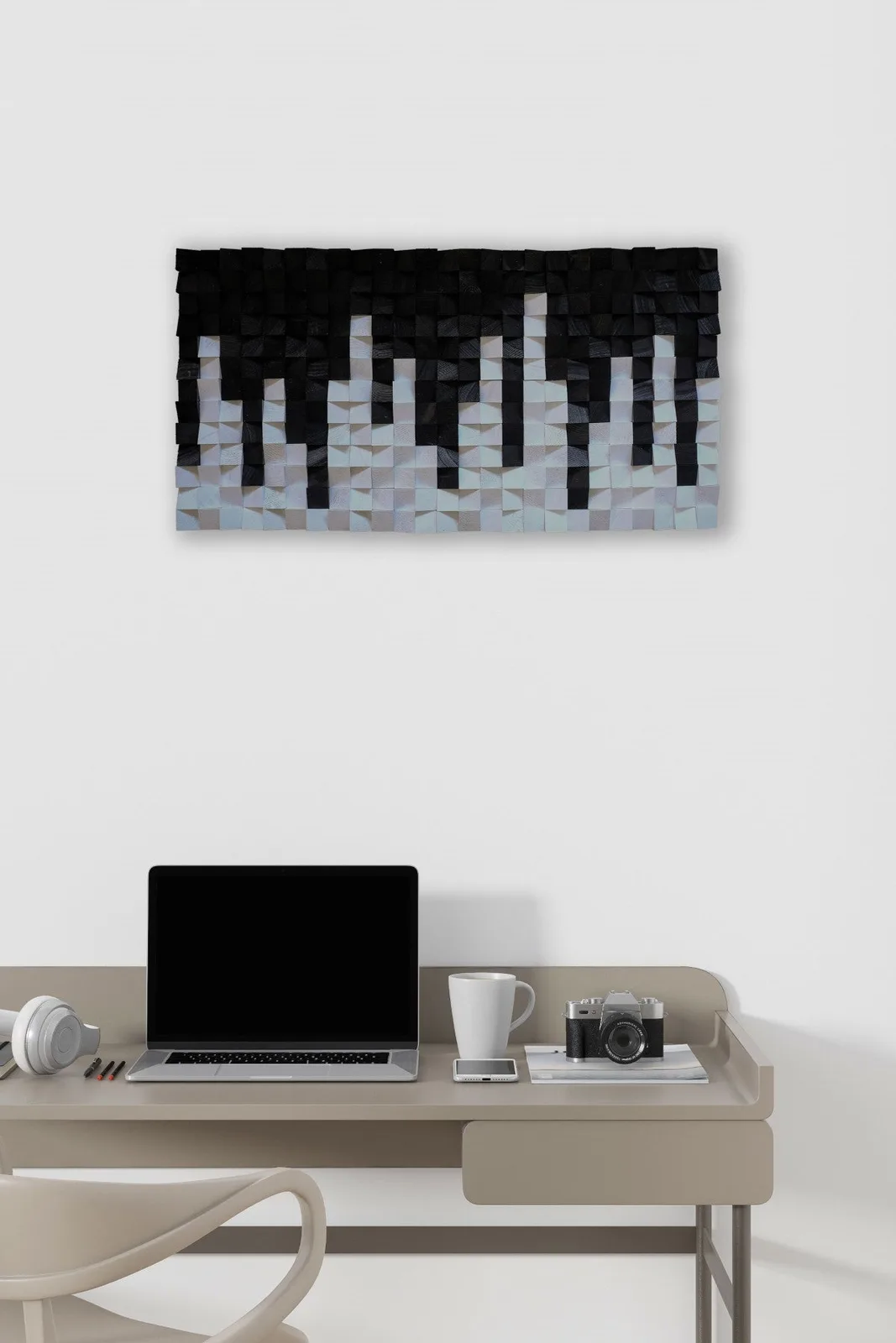 City Mosaic Wood Wall Art