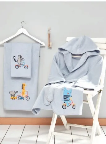 Cotton Terry Baby Bath Set
