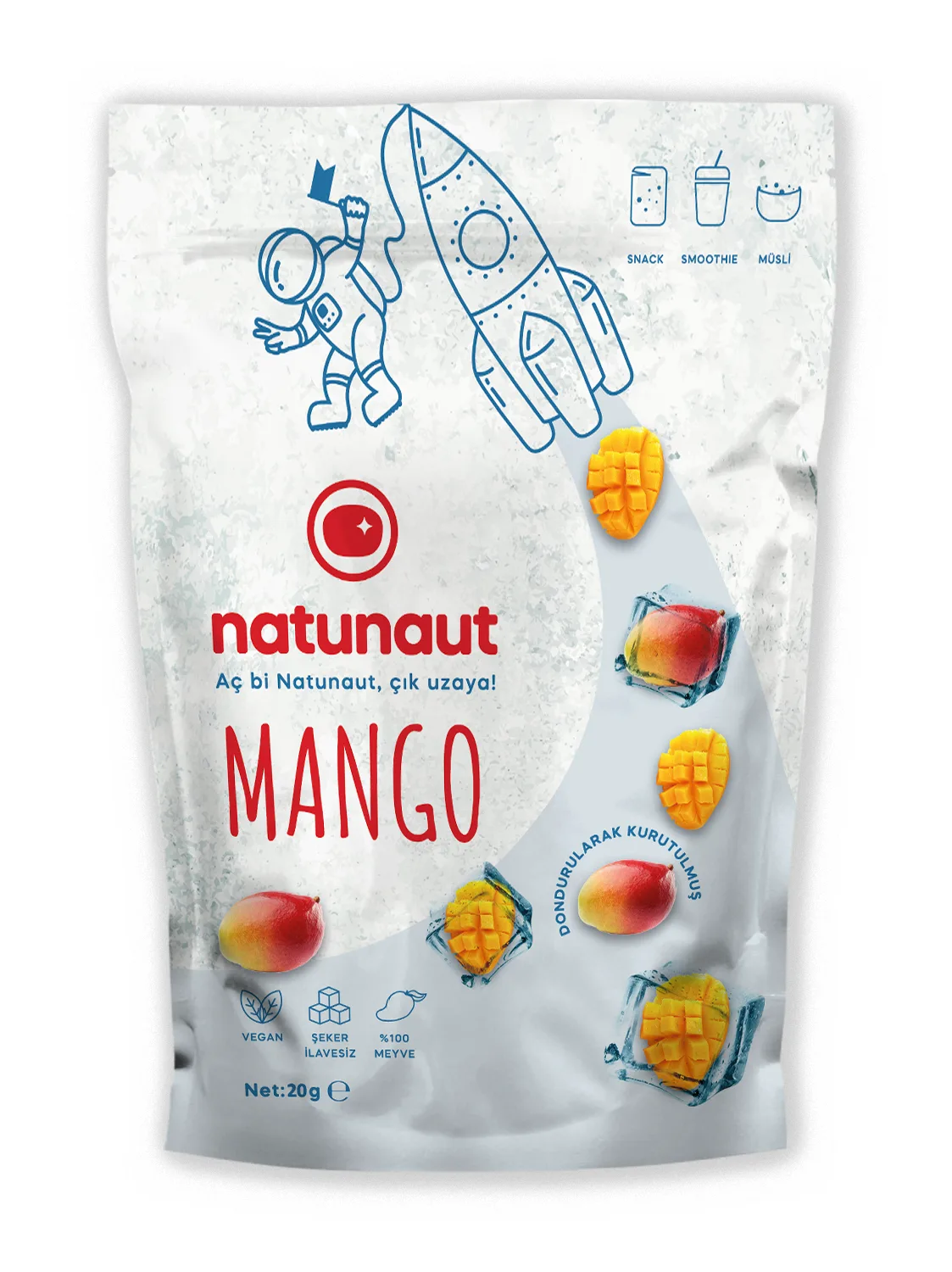 Natunaut freeze-dried mango