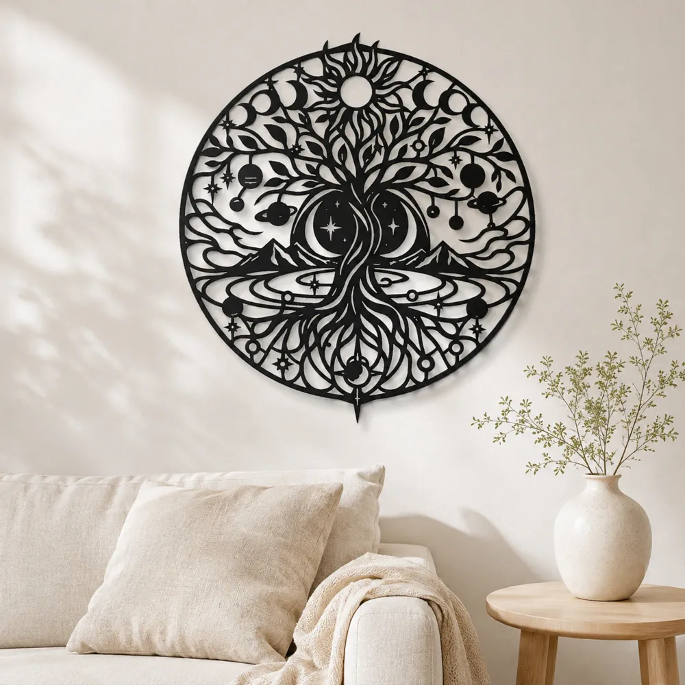 Constellation Tree Metal Wall Art