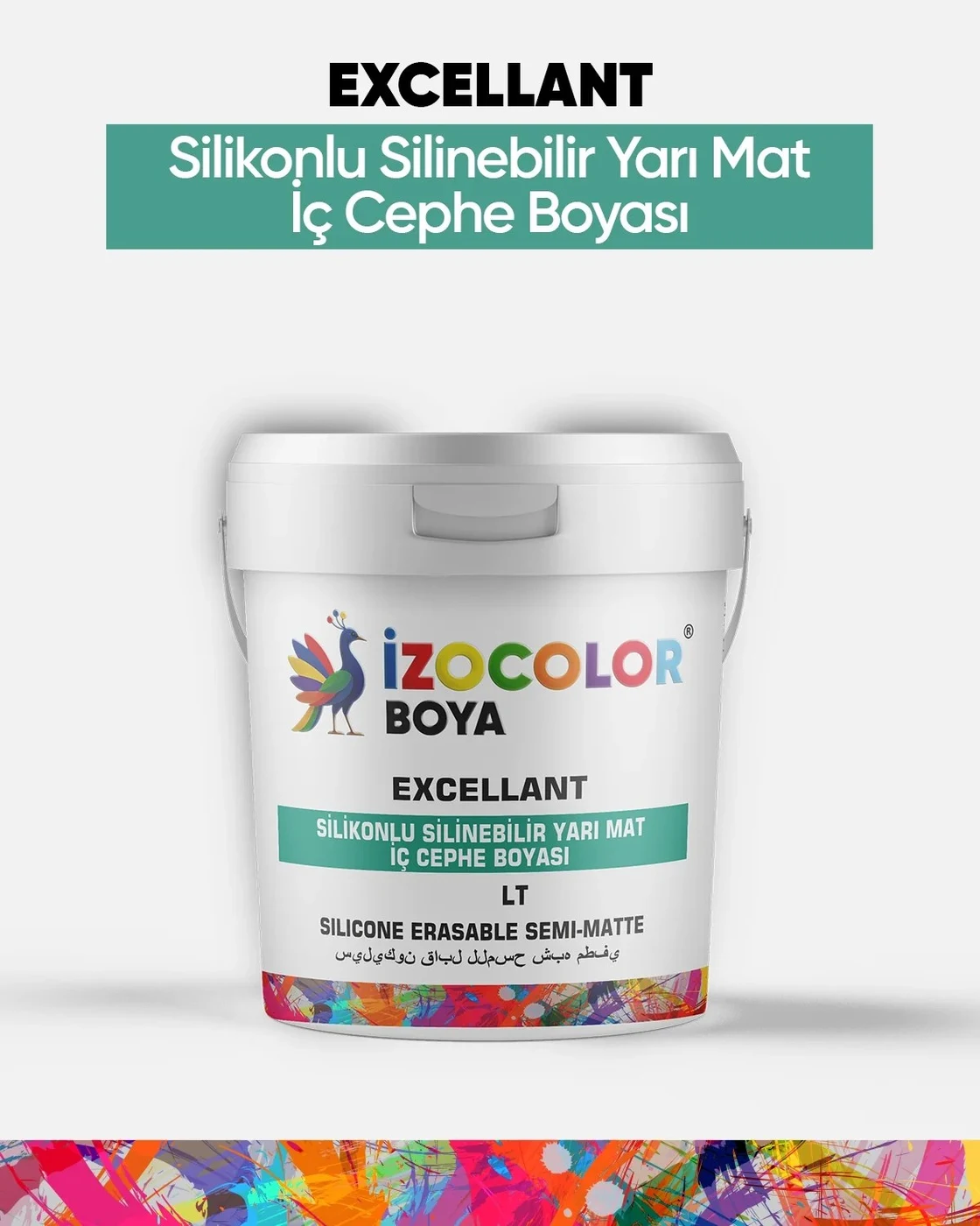 Izocolor Excellant Silicone Erasable Semi-Matte Interior Wall Paint