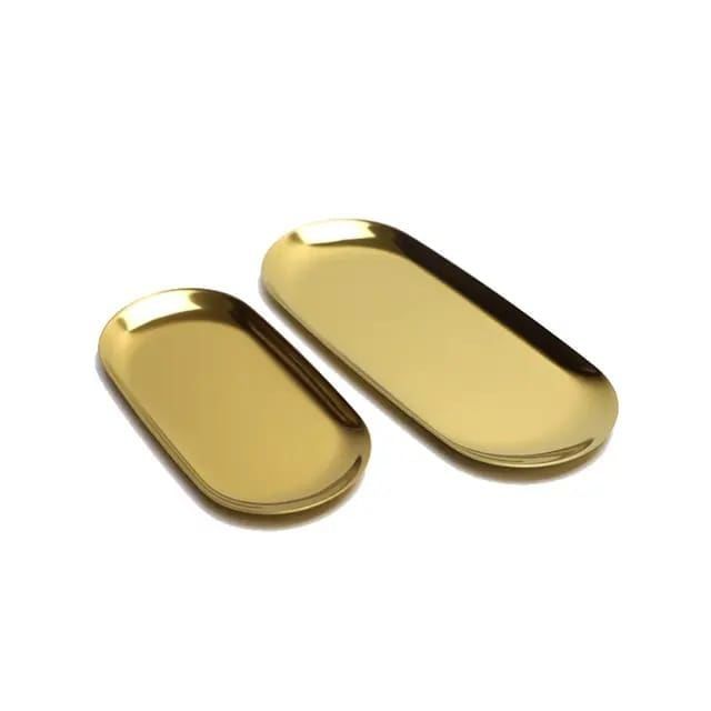 Steel Tool Tray 2-Piece - Gold Color