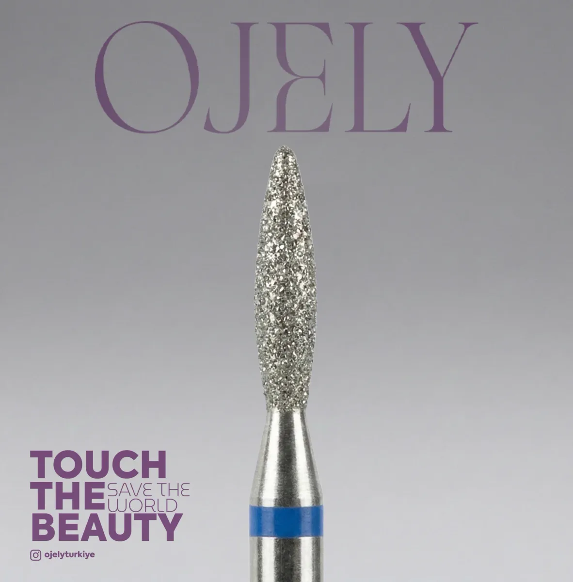 Blue manicure drill bit no. 018