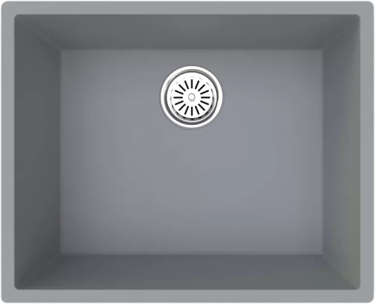 حوض مطبخ جرانيت رمادي PIETRA LIZBON 54X44