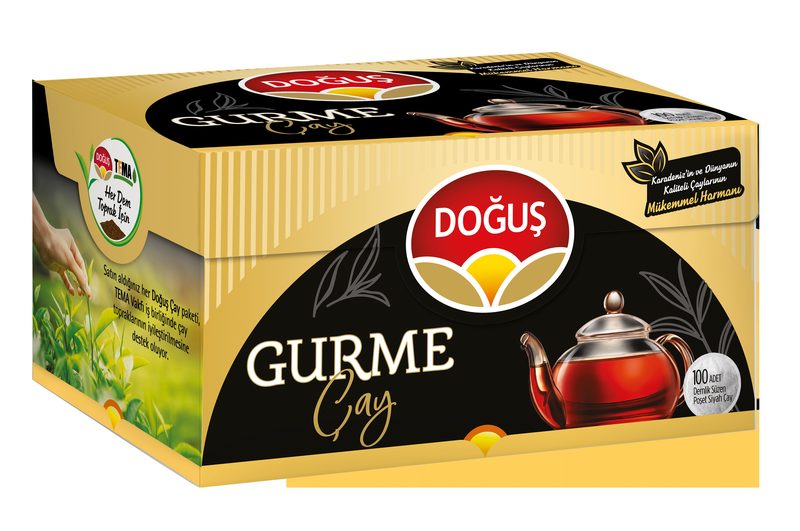 شاي أكياس إبريق Dogus Gurme 100 كيس