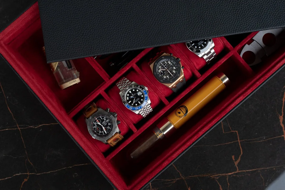 Daily Routines leather tray
