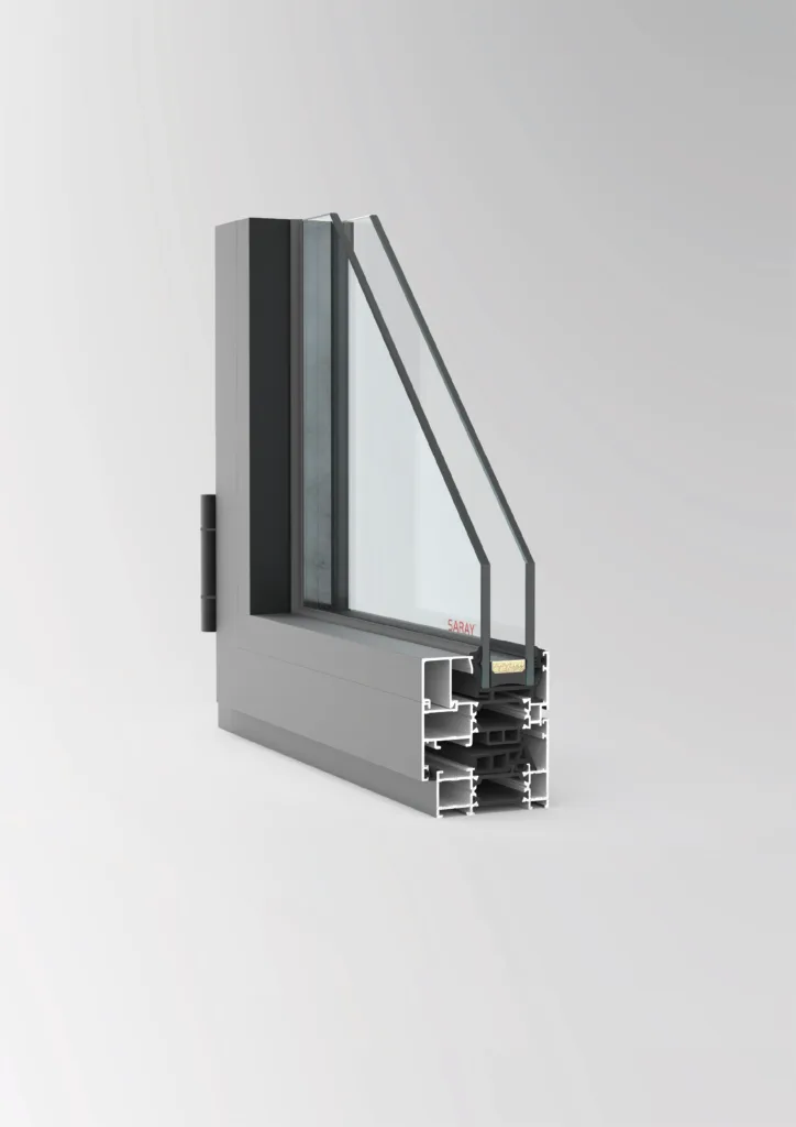 نظام أبواب ونوافذ ألمنيوم EWT 70