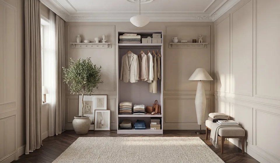 100 cm long hanging wardrobe V5 Dolunay