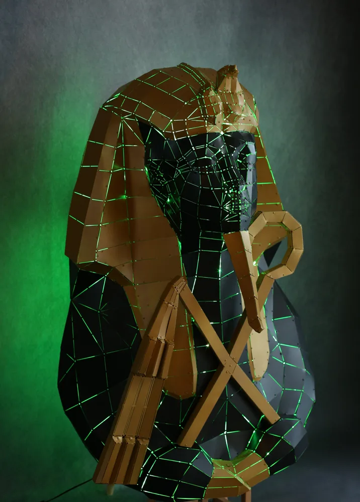 Sphinx V2 Metal Wall Sculpture with RGB LED