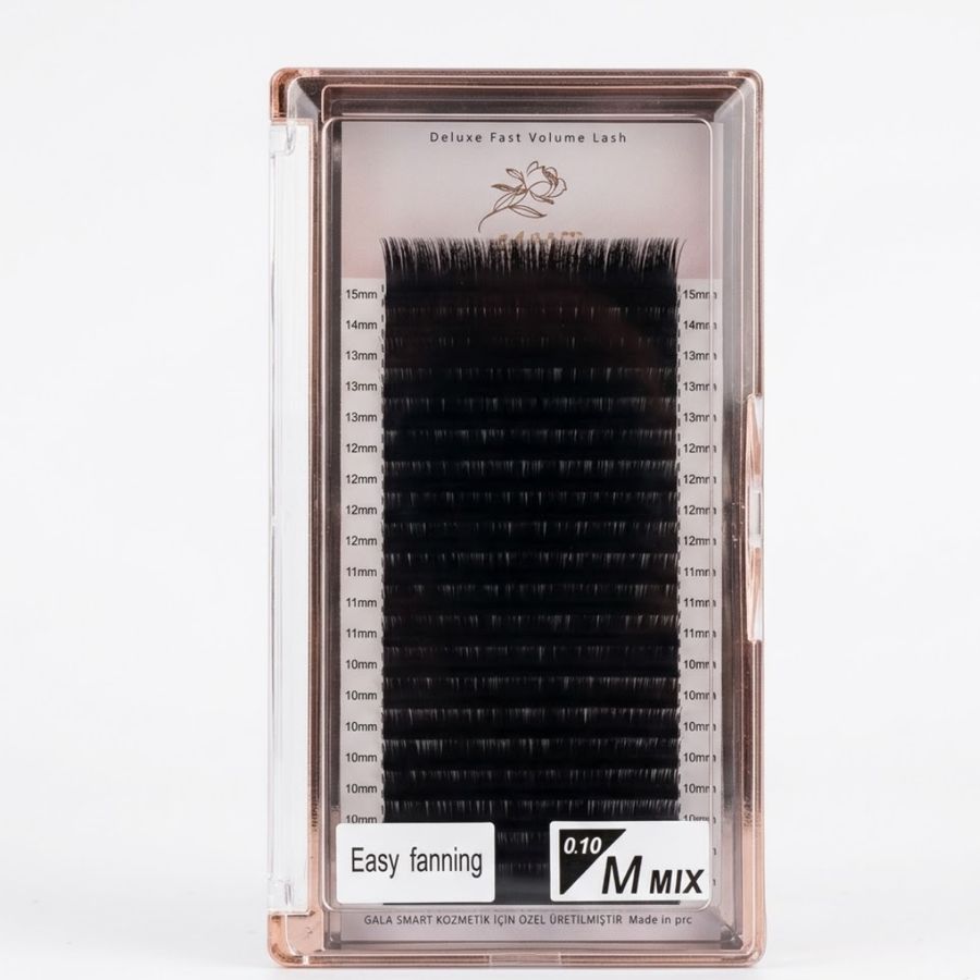 Gala Fast Fun Easy Volume 0.10 M Mix Silk Eyelashes