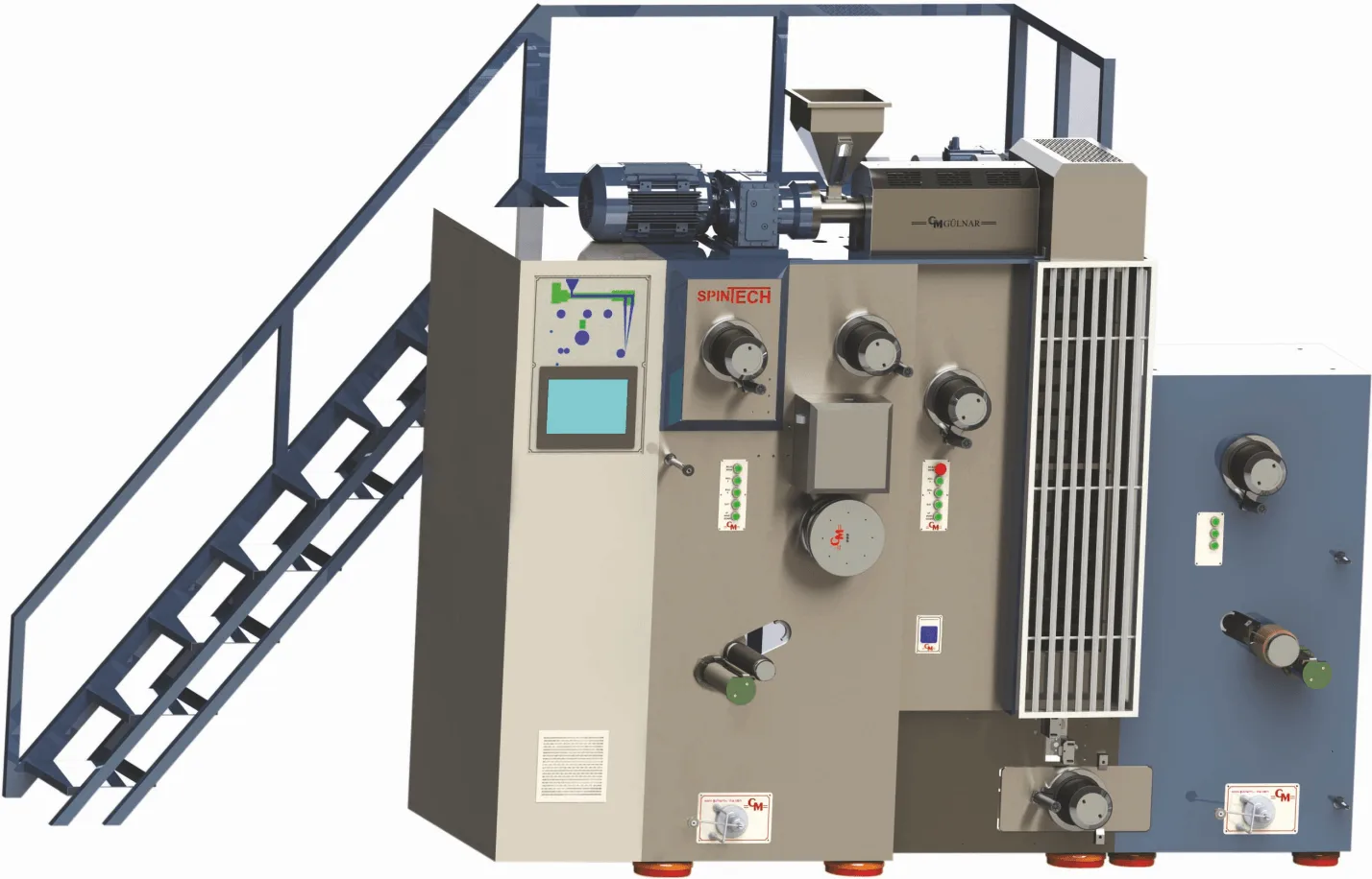 SPINTECH II laboratory yarn drawing unit