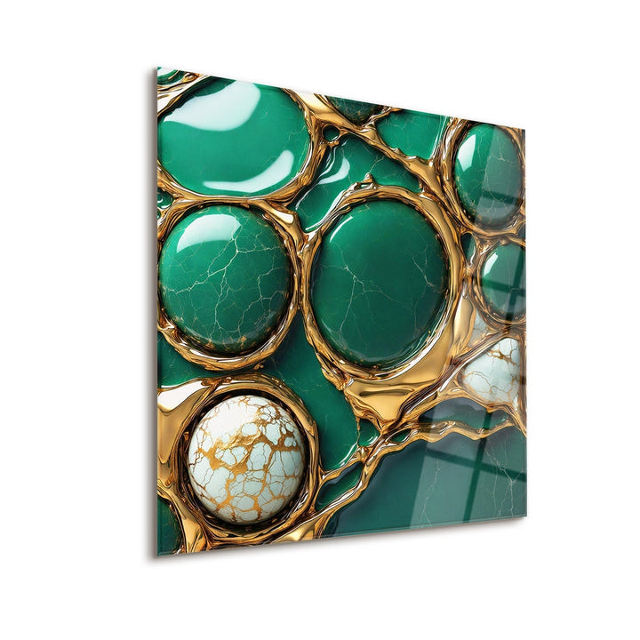 Glass Wall Art of Bright Memories