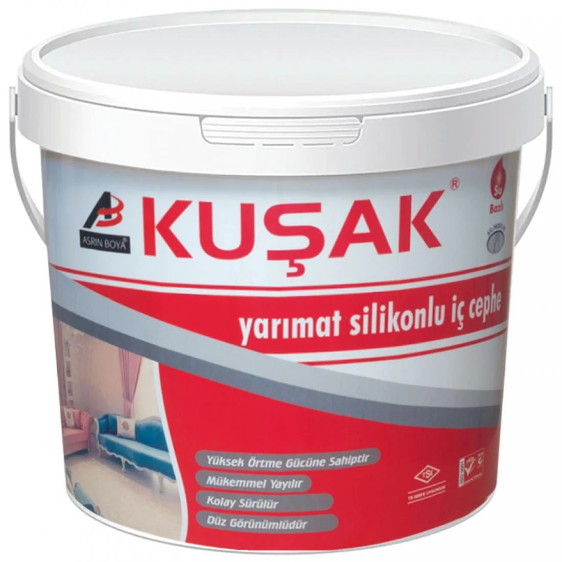 Semi-Matte Silicone Interior Paint Kuşak