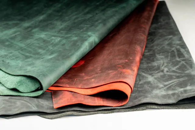 Karazer Crazy Shoe Leather, Green, Red, Anthracite