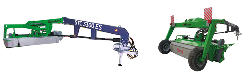 STC 3300 ES Trailed Strip Disc Mower - Surmak Agricultural Machinery