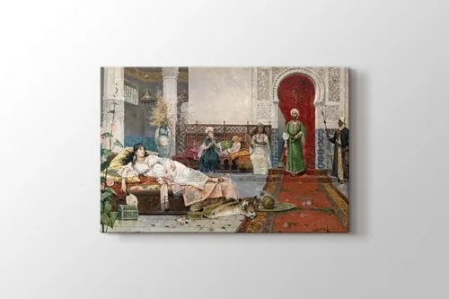 Besuch Im Harem canvas wall art