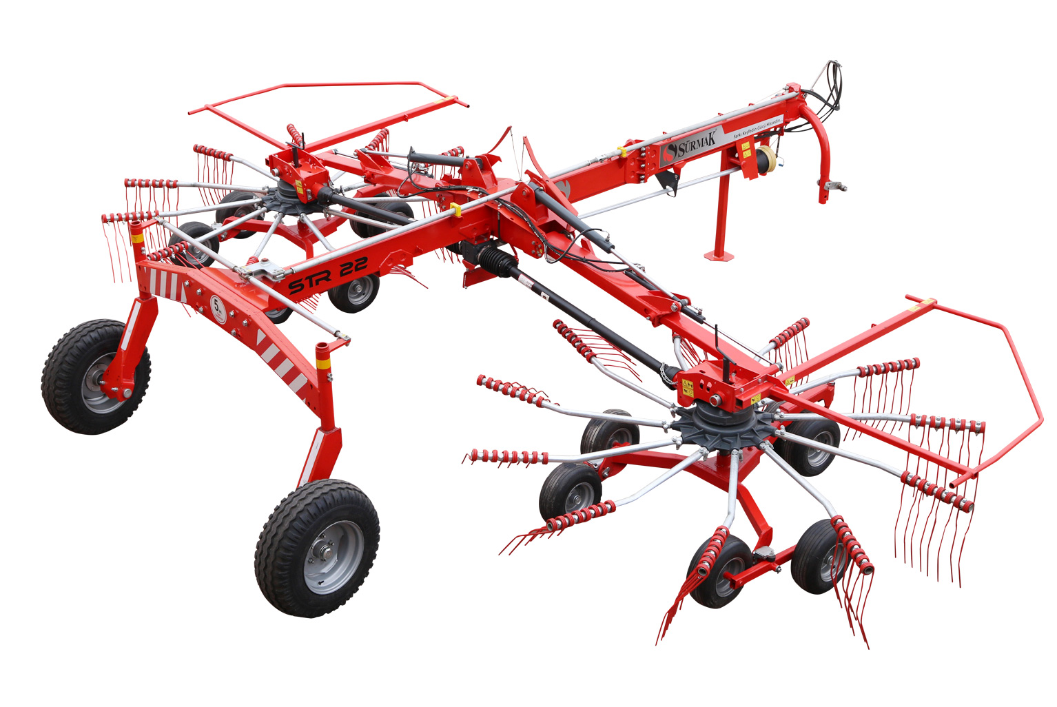 STR 22 Two-Rotor Hay Collecting Rake - Surmak Agricultural Machinery