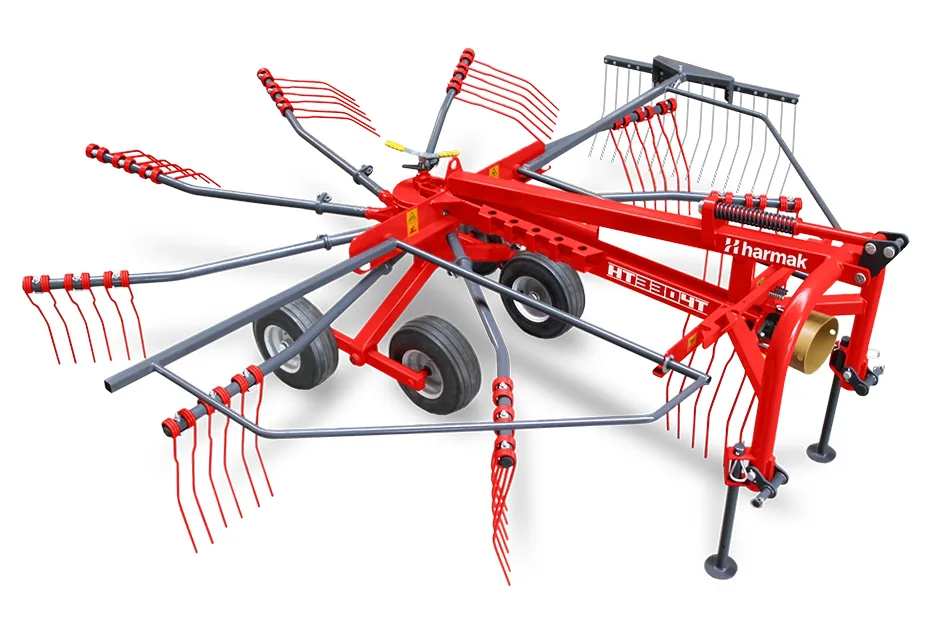 Single-rotor hay rake