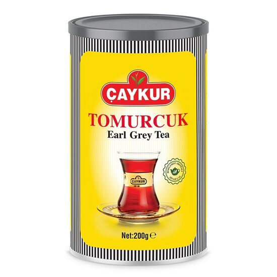 شاي تومورجوك CAYKUR 200 غرام (علبة أسطوانية) (إيرل غراي)