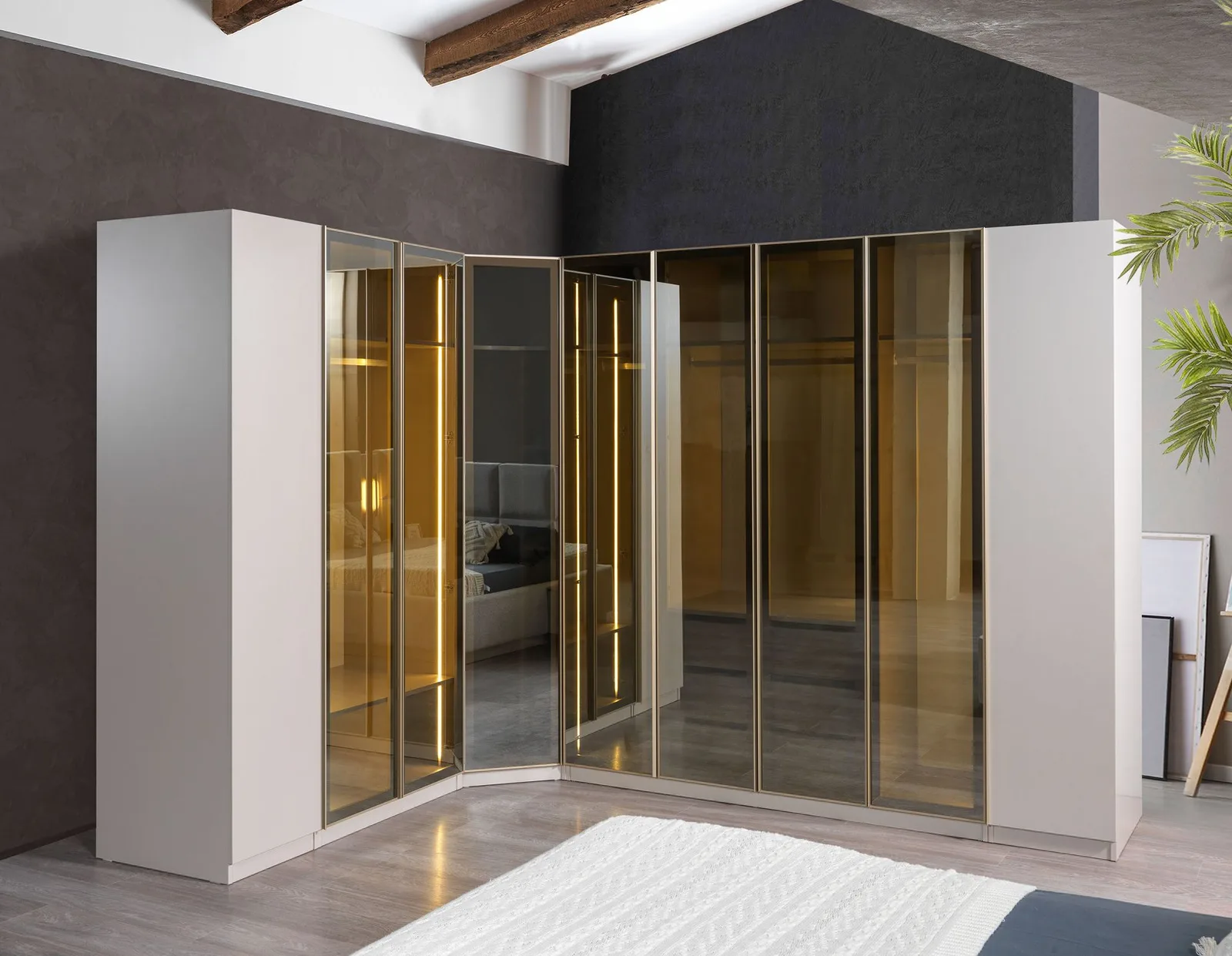Salda corner wardrobe