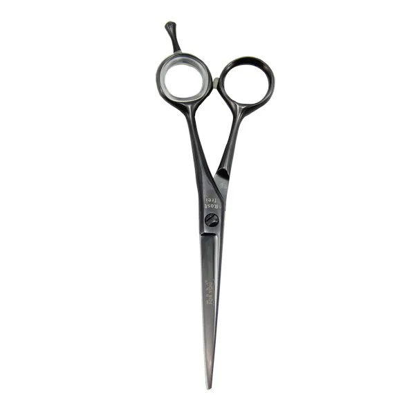 Professional scissors with brown titanium coating model 207-6