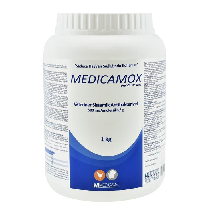 Medicamox — Water-Soluble Powder (Amoxicillin 500 mg/g)