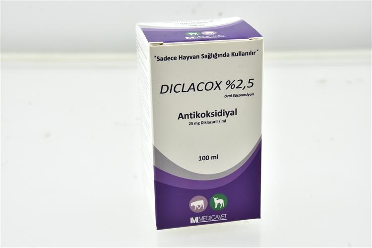 Diclacox — Oral Suspension, Anticoccidial (Diclazuril 2.5%)