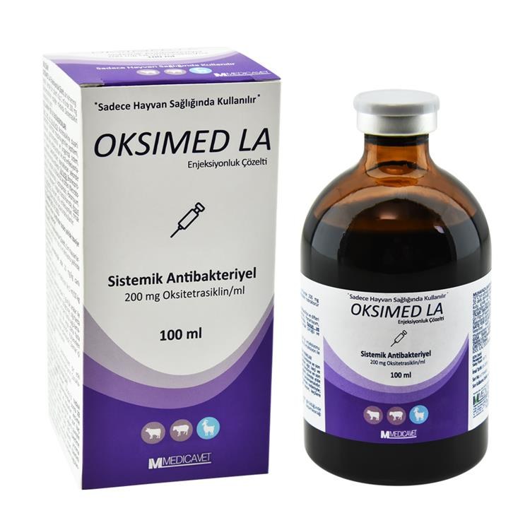 Oksimed LA — Long-Acting Injectable Solution (Oxytetracycline 200 mg/ml)
