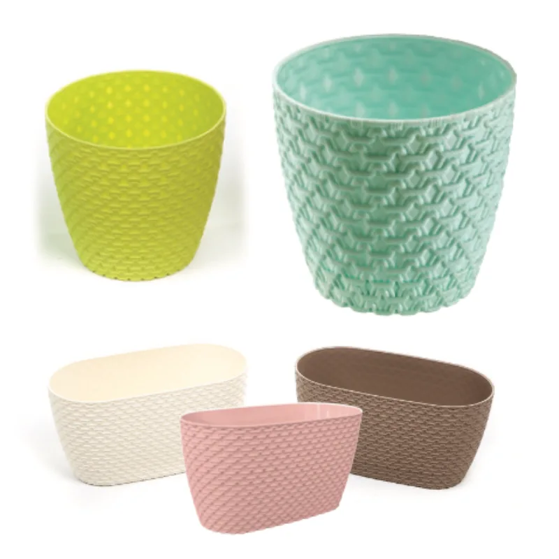أصيص بلاستيكي WICKER