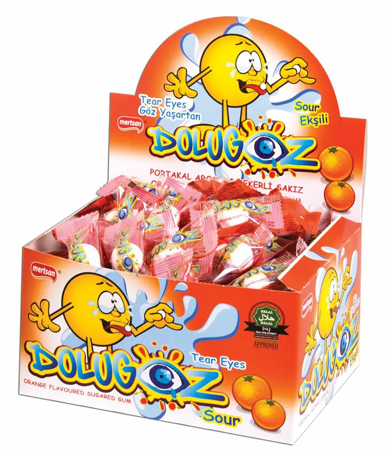 Dolugoz Tears Orange Flavored Sour Gum