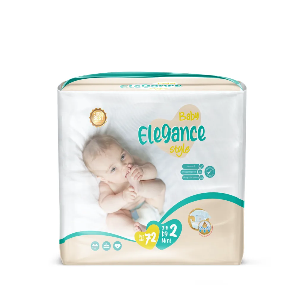 حفاضات أطفال Elegance Style Baby Jumbo