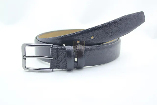 Black leather belt 2630