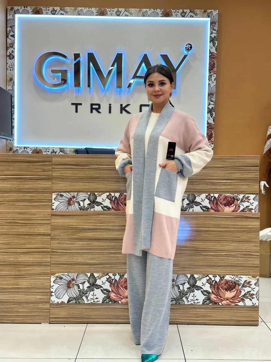 Gimay Triko three-piece knit set model 22047