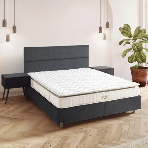 Split bed headboard
