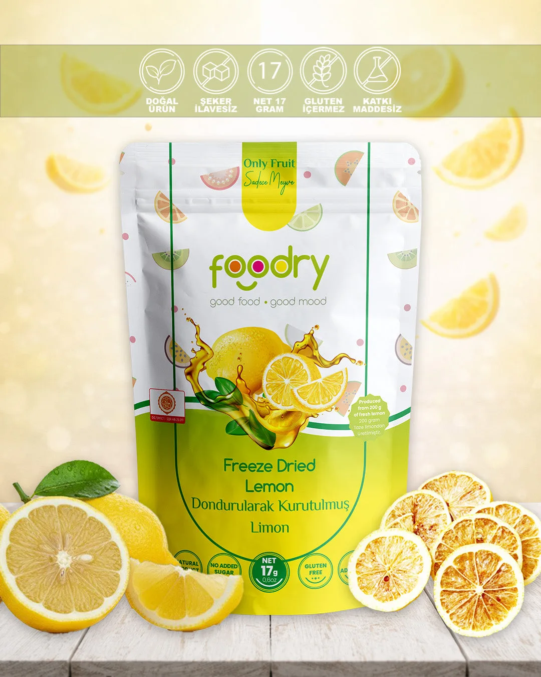 Foodry Freeze Dry Lemon 17 g