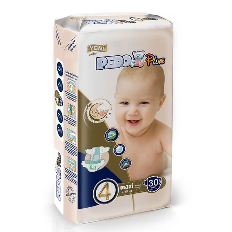 حفاضات أطفال Pedo مقاس 4 Maxi