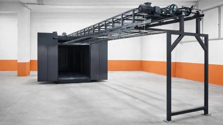 Gas Powder Coating Oven Elektrosprey