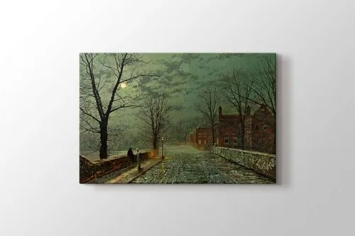 Under the Silvery Moonbeams canvas wall art