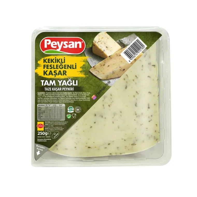 Peysan Full Fat Fresh Kashar جبن مع Thyme وBasil 250 غ