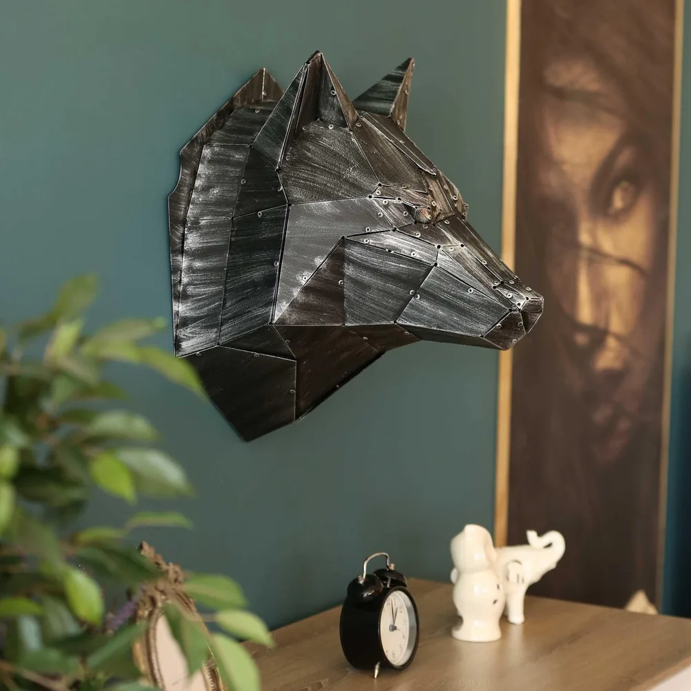 Custom Wolf Metal Wall Decor