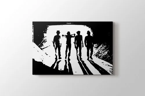 Clockwork Orange Silhuette canvas wall art