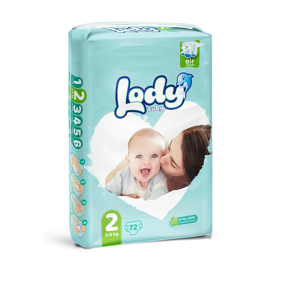 حفاضات أطفال LODY BABY MINI 3-6 Kg