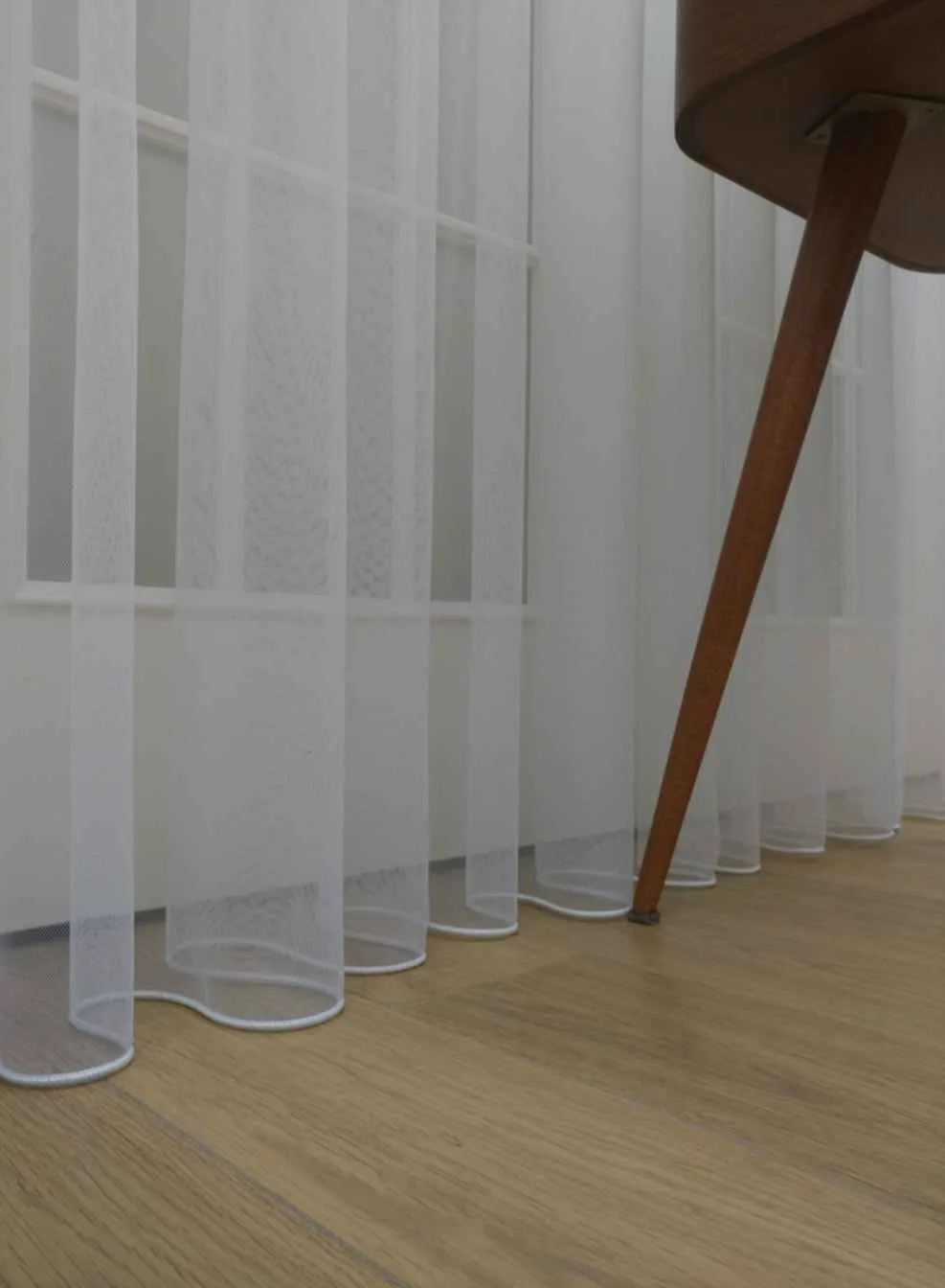 Weighted hem Grek tulle curtain 300x260 cm