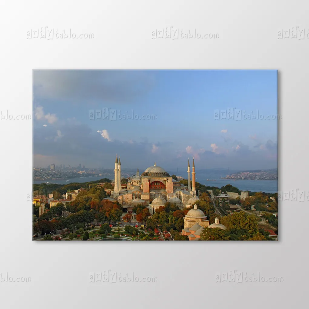 Kusbakisi Bogaz Manzarali Ayasofya wall art