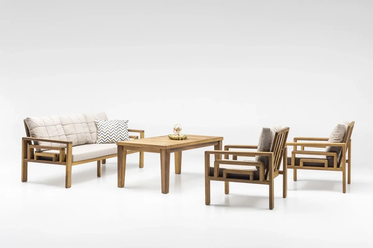 طقم جلوس خارجي Napoli Wood